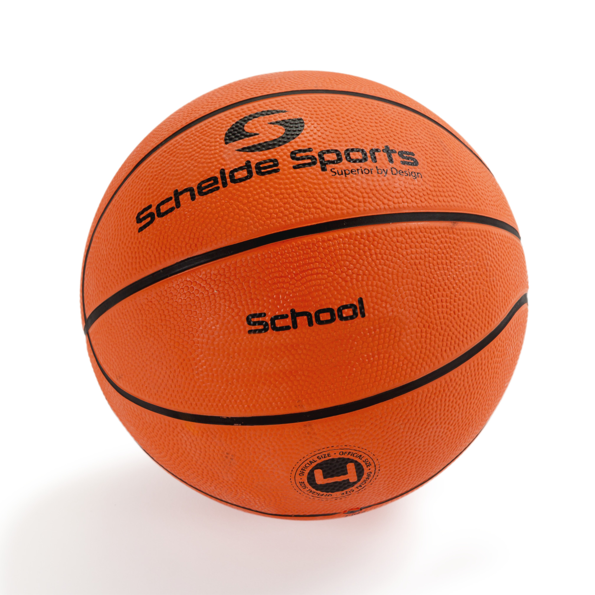 Schelde Sports - Balón de Baloncesto Escolar - Talla 4