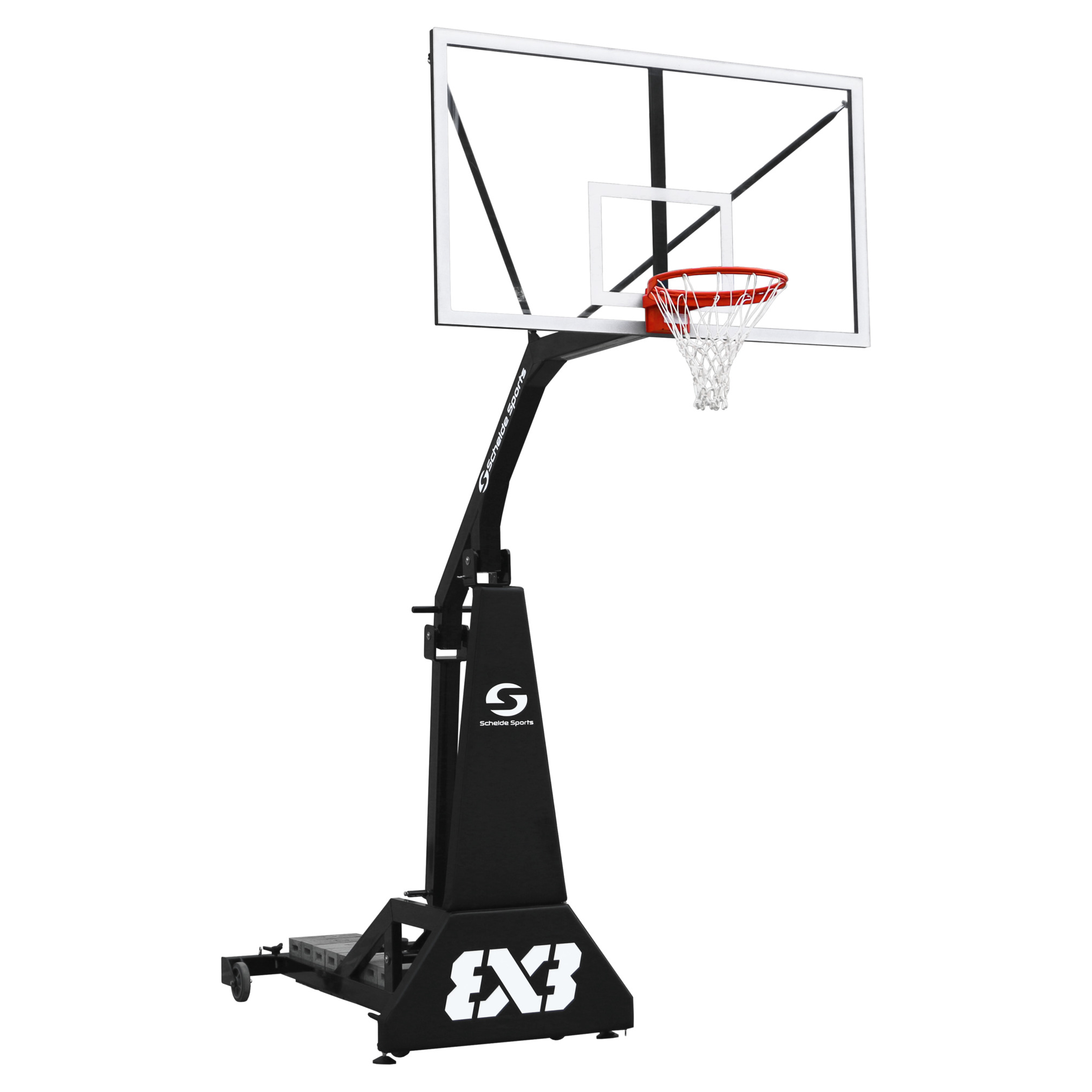 Portable Basketball Backstop - 3x3 Street Slammer