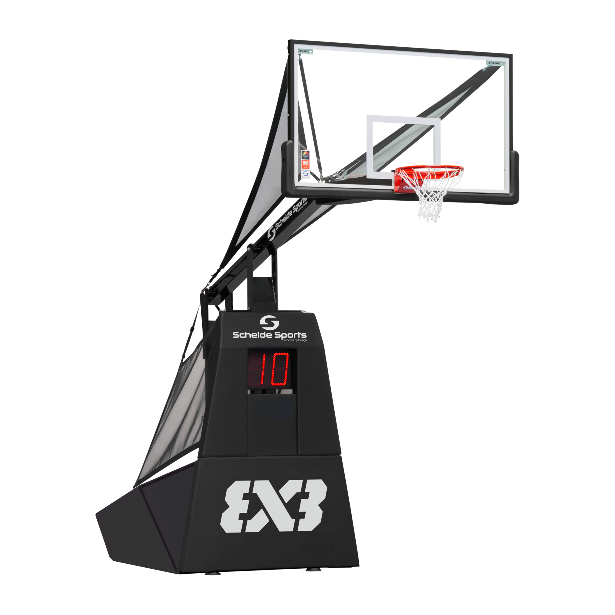 Portable Basketball Backstop - SAM 3x3
