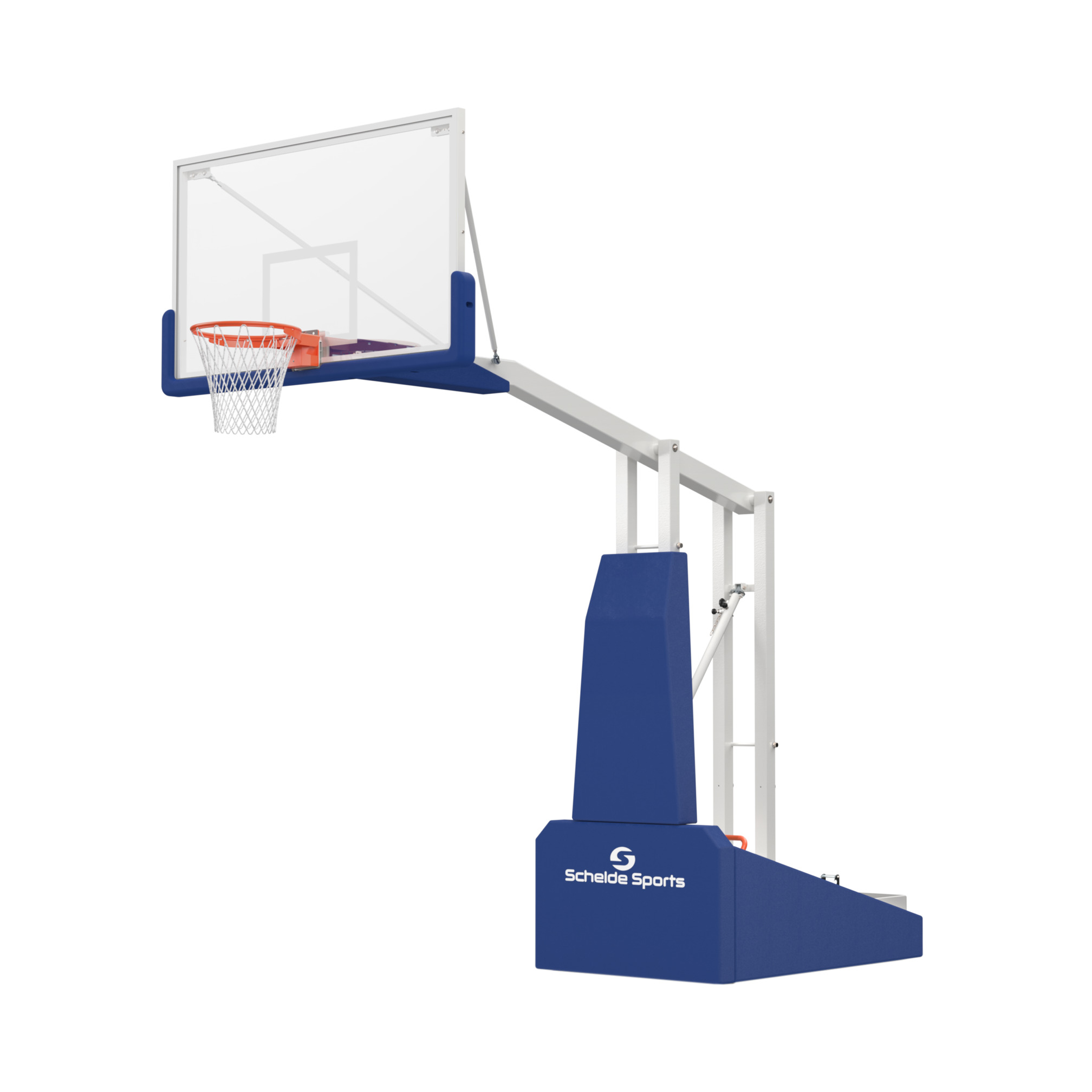 EasySAM 225 basketball backstop - playing position